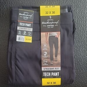 Original Weatherproof Vintage Dark Black Tech Pants - 32 x 30